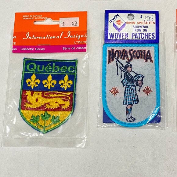 Vintage Canadian Souvenir Patches Lot of 6 New - Picture 5 of 6